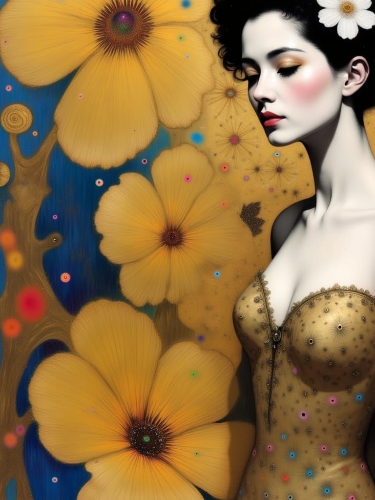 Golden Woman: Ecstasy in a Symbolist Style