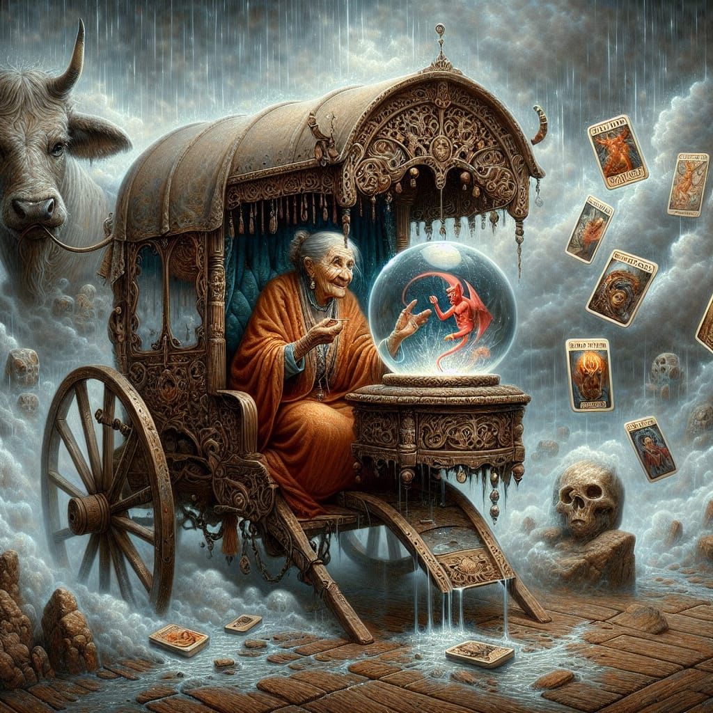 indian old fortune teller