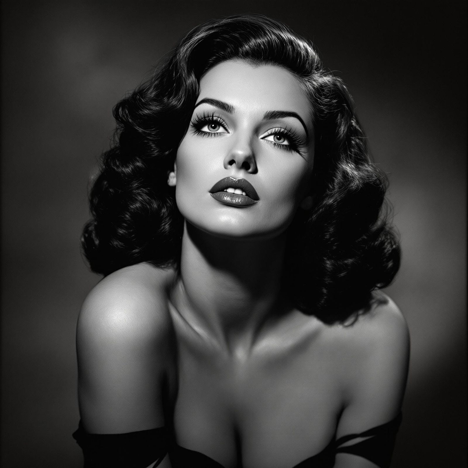 Timeless Elegance in 1940s Hollywood Glamour