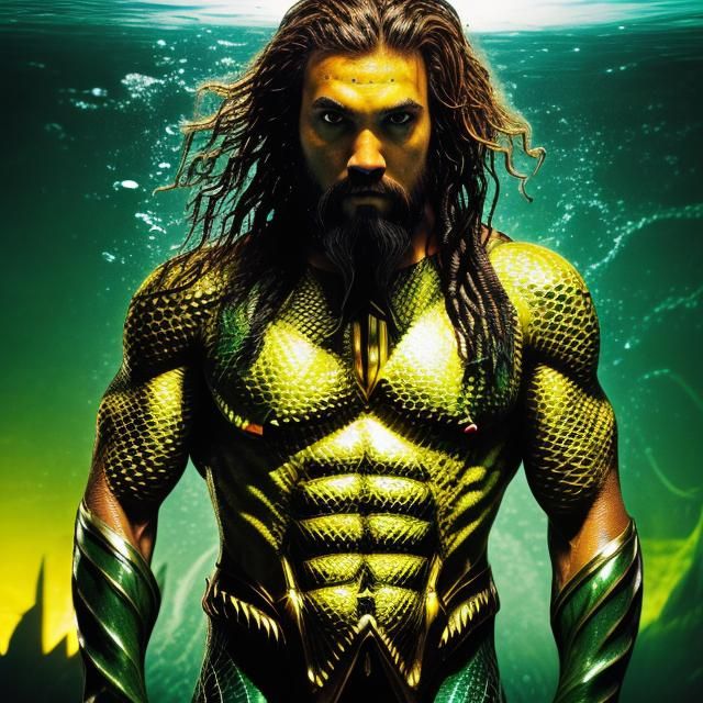 Hydropunk Aquaman in Black and Yellow