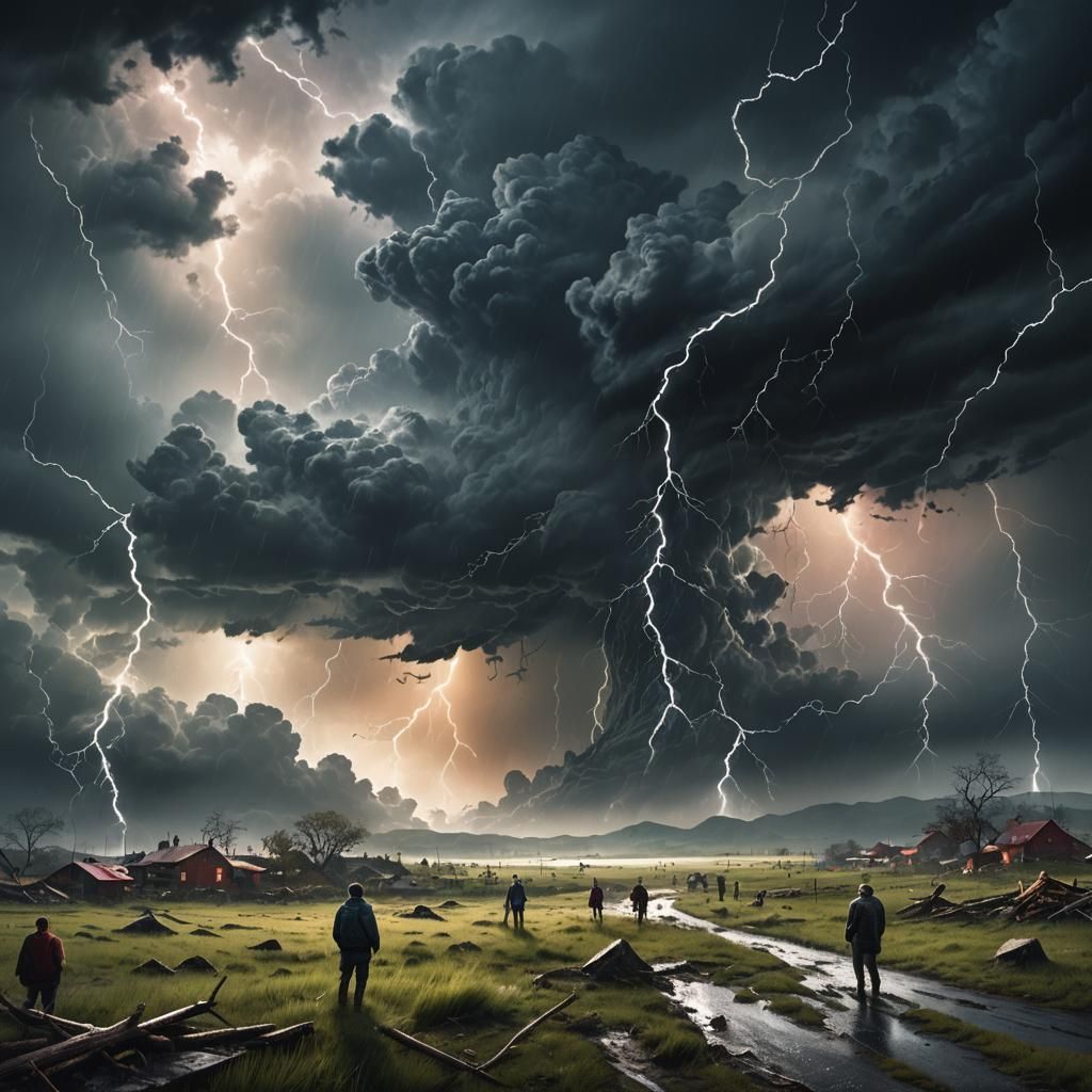 Contrasting Landscapes in Vibrant Digital Concept Art