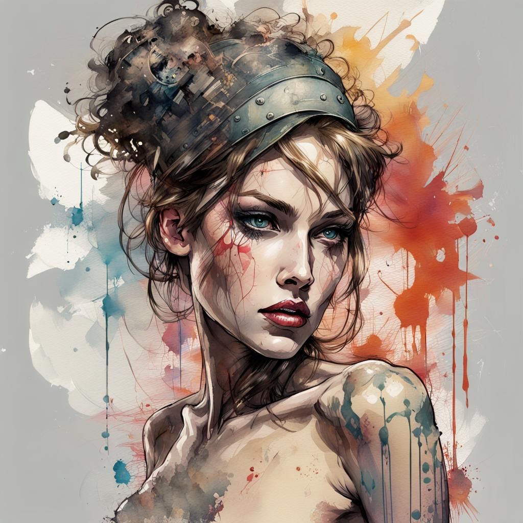 Disney Banksy Art Sticker: Steampunk Noir Comic