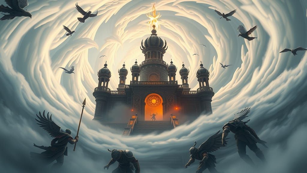 Temple of Air: A Fantastical, Intricate Zephyr Aesthetic