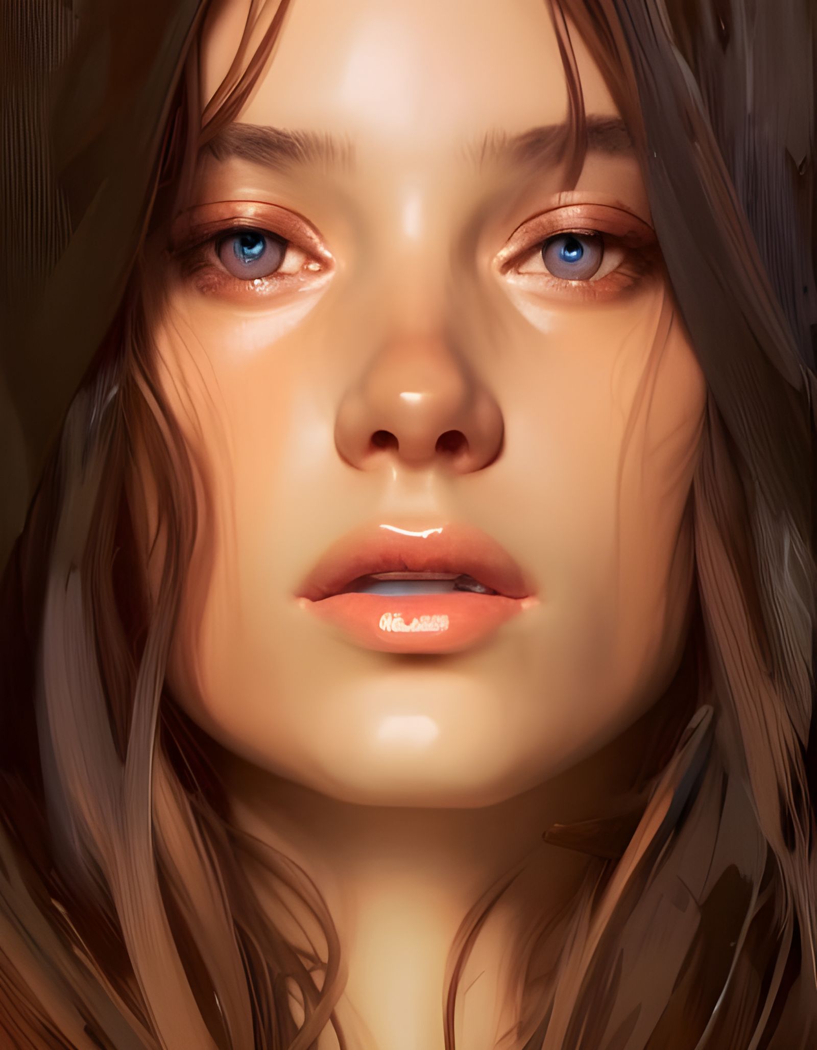 Detailed Portrait with Dynamic Lighting