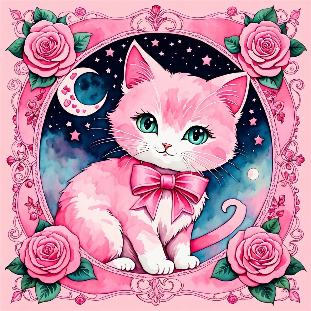 Delicate Pink Storybook Whimsy