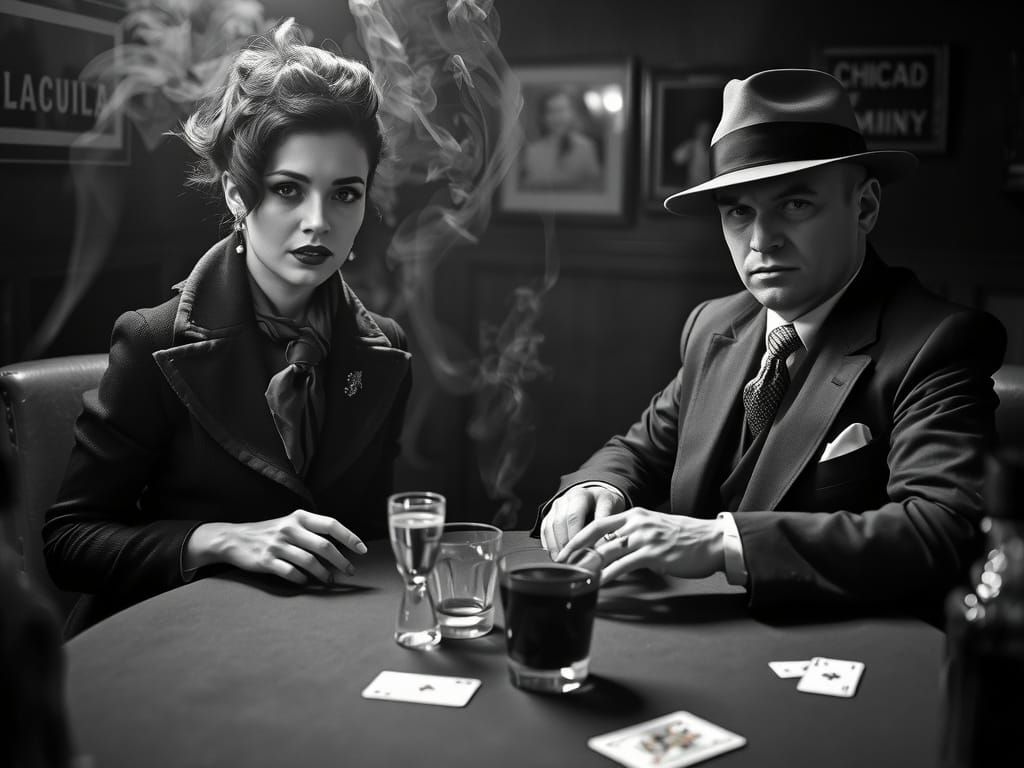 Gangsters in Speakeasy: Film Noir Style
