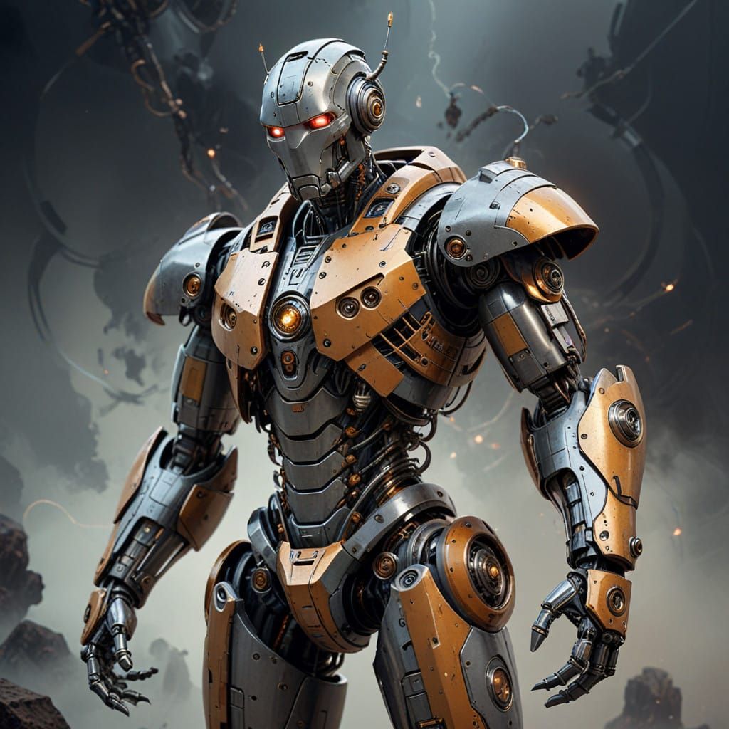 Cybernetic Energies Unleashed in a World Beyond Colors