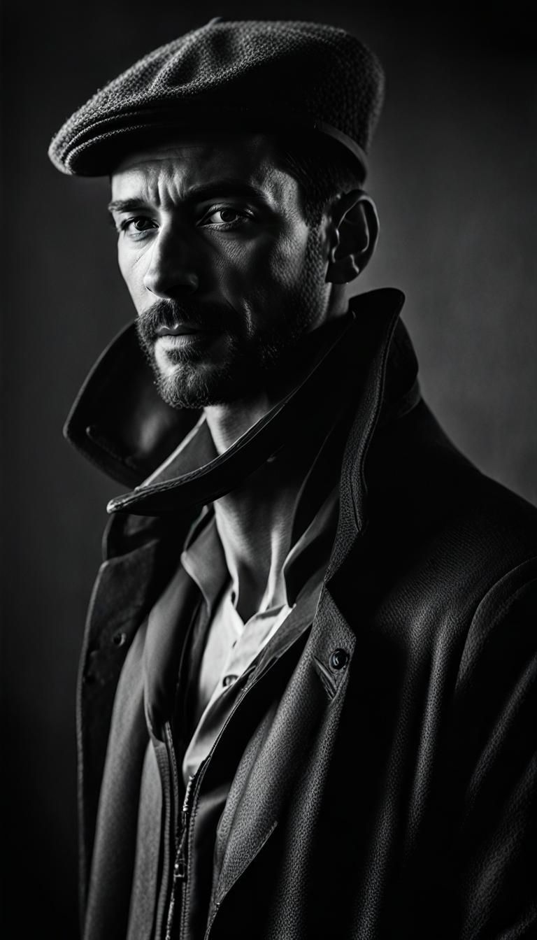 Sensual Male Sketch with Tribal Tattoos