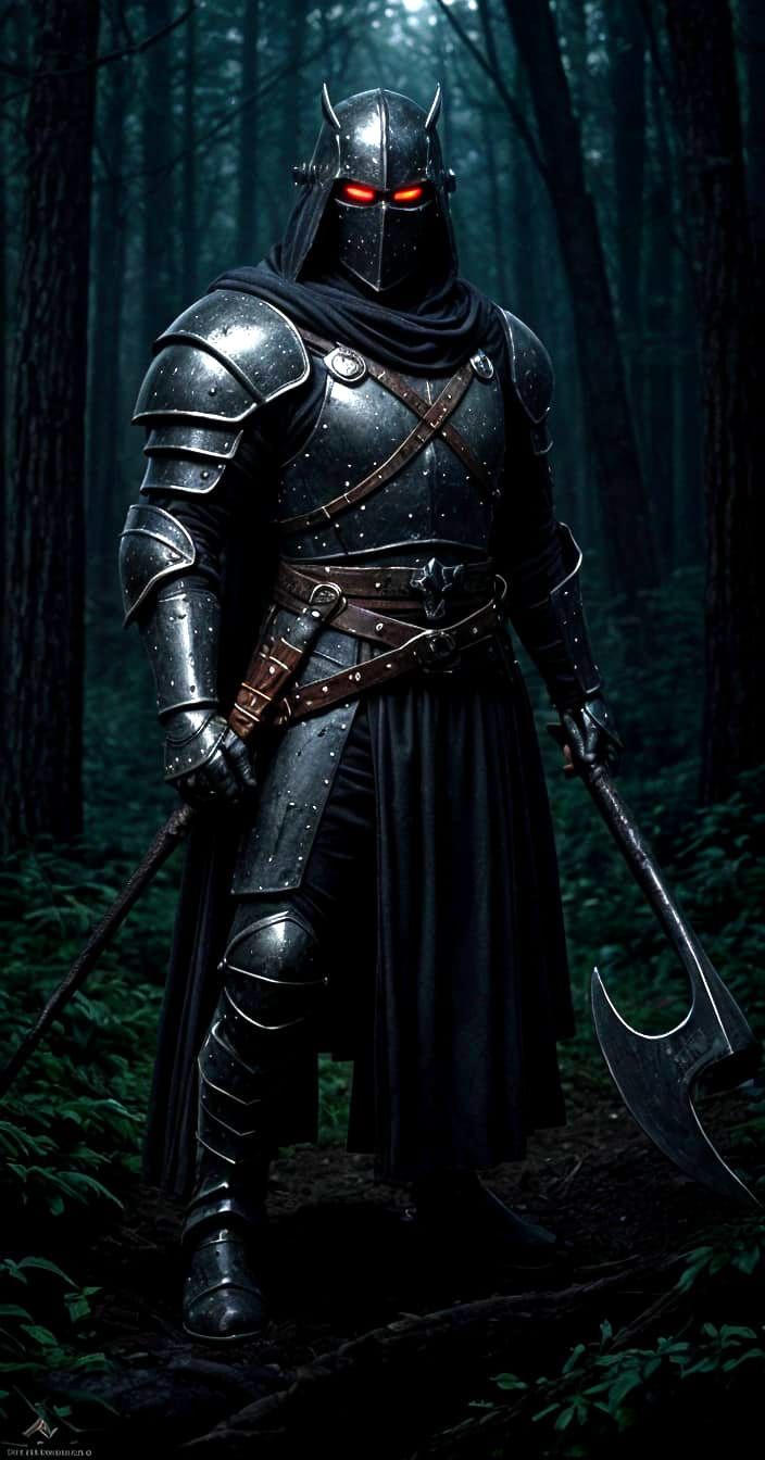 Sinister Crusader in Dark Forest