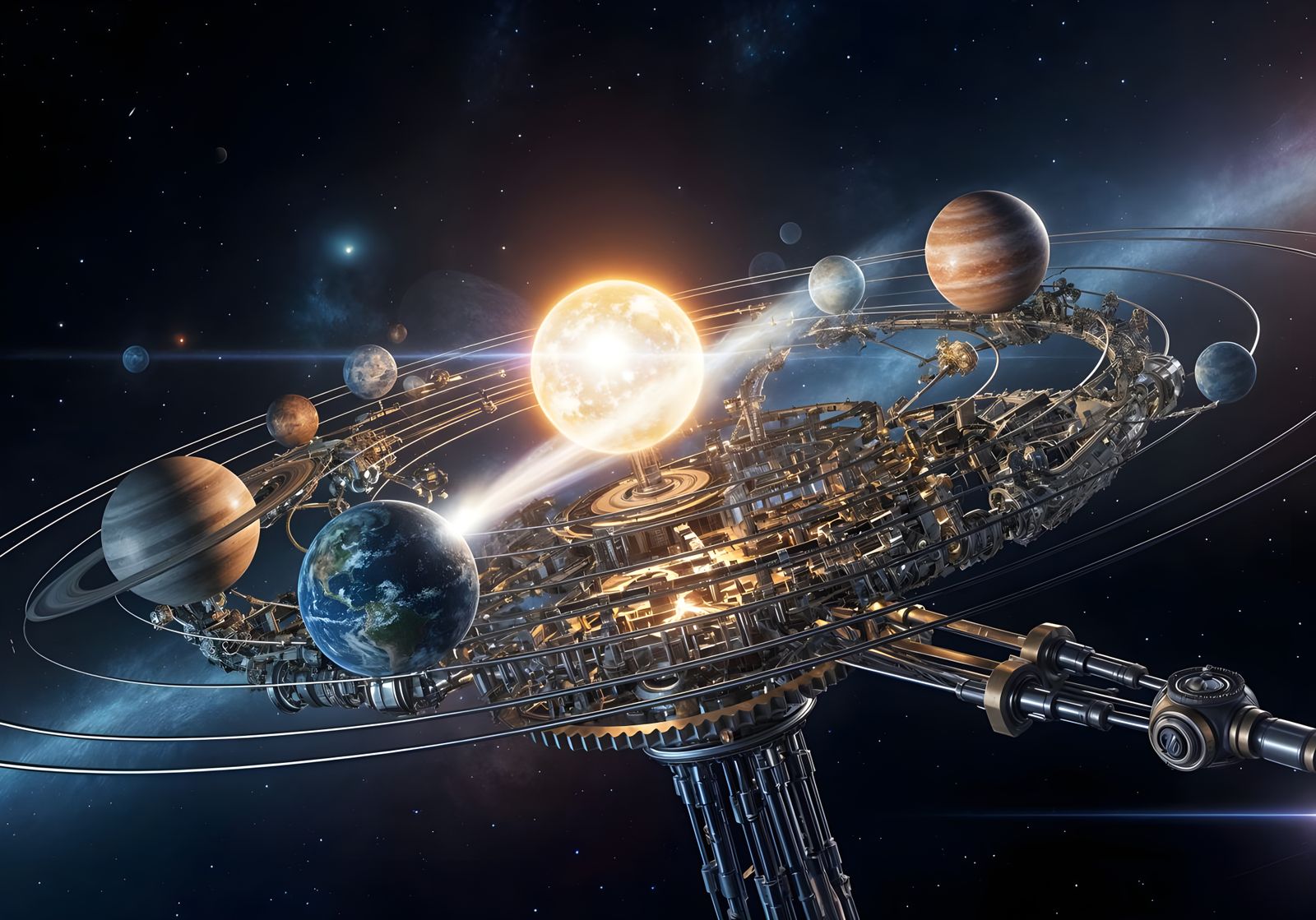 Clockwork solar system #1