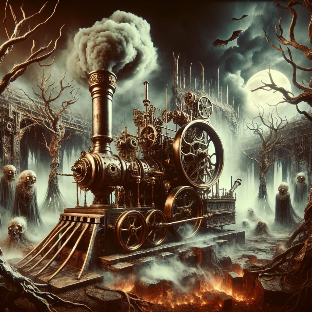Steampunk Evil Dead: Industrial Macabre Engine