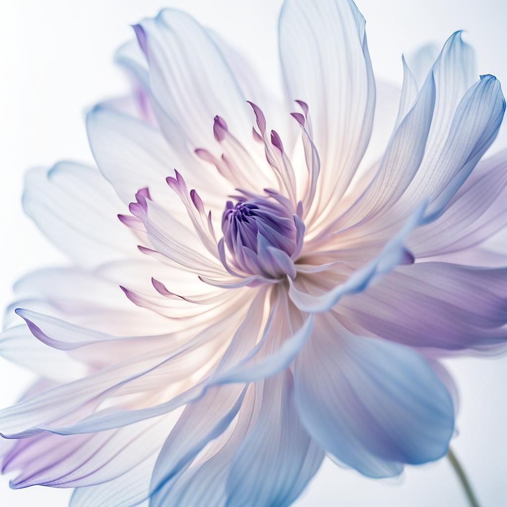 Ethereal Pastel Flower Macro Editorial Photography