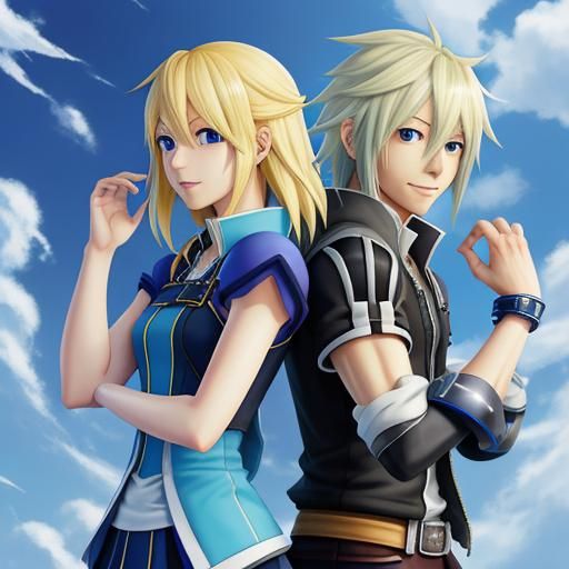 Riku and Namine: Kingdom Hearts Anime Romance