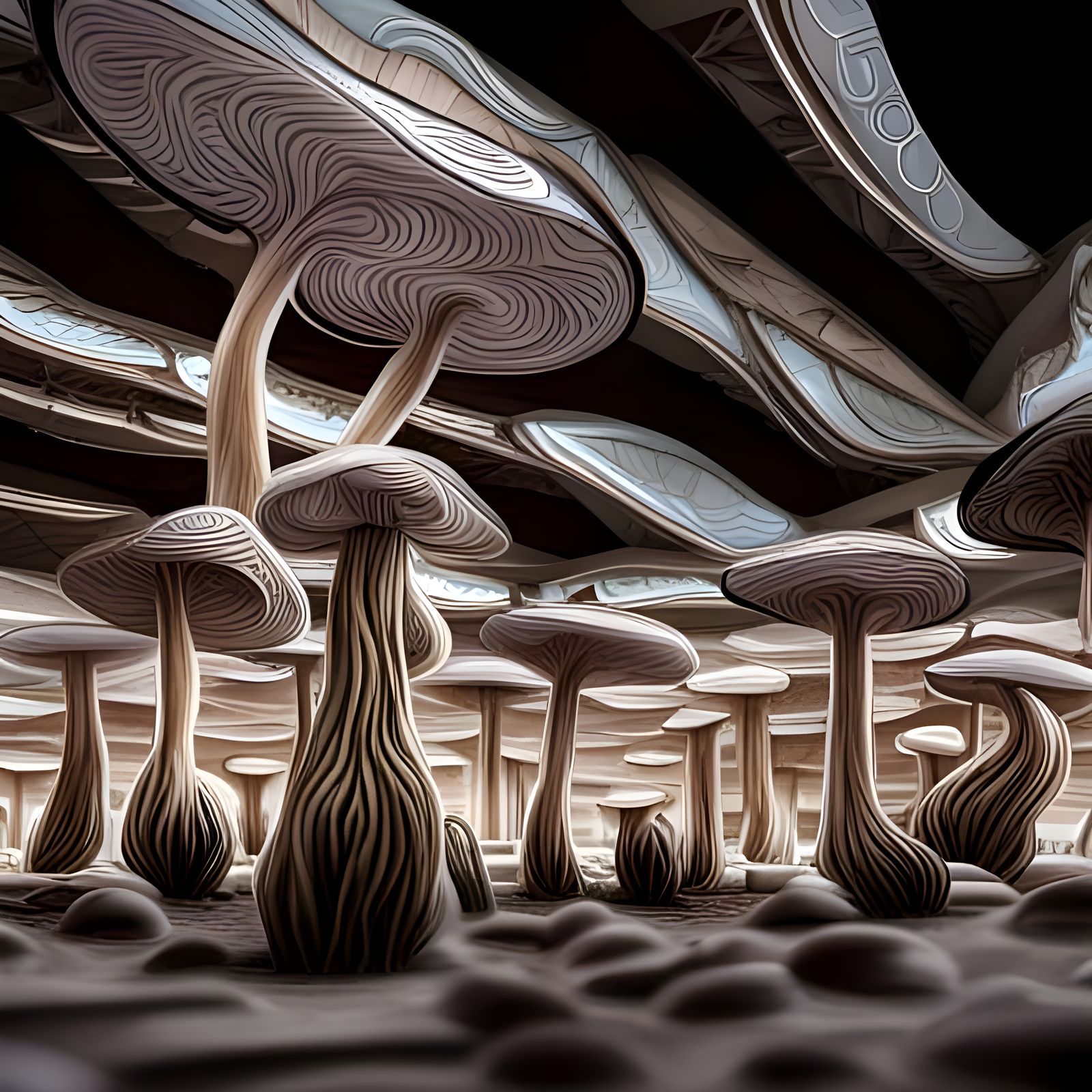 Comedian's Sci-Fi Trip: Hyperrealistic Convention Scene