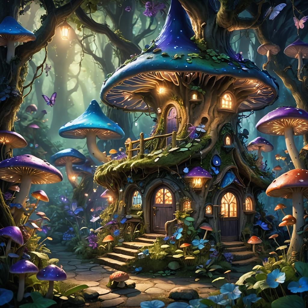 Faerie Academy: Cozy Nature Dormitory in Magical Forest