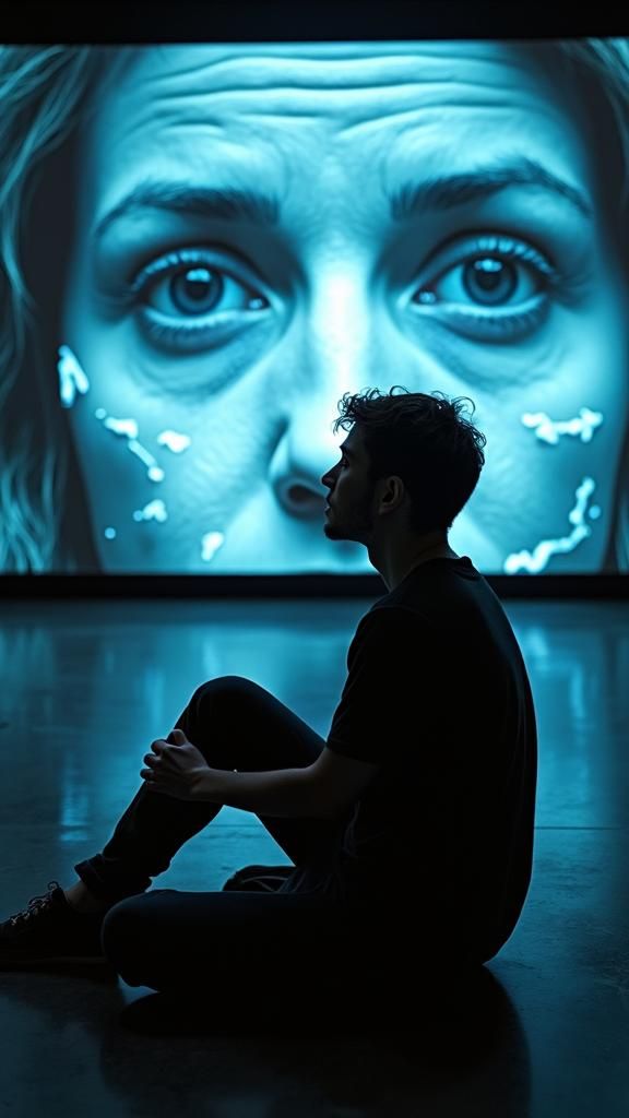 Captive Digital Realm: Warped Reflections and Sullied Truths