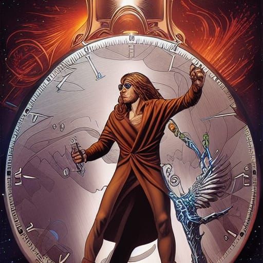 Chronos, King of Time: Comic Book Art