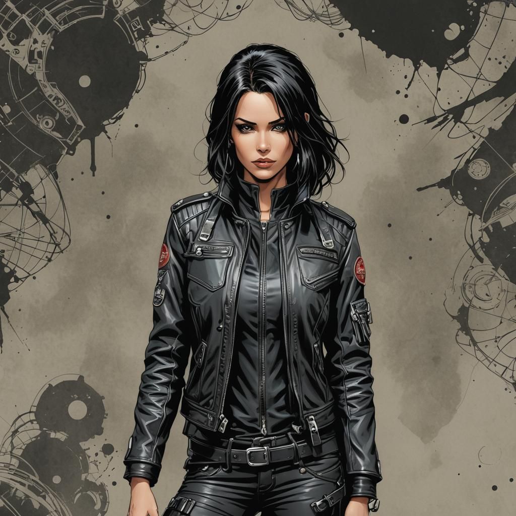 Post-Apocalyptic Comic Book Mercenary