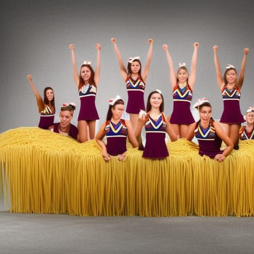 Cheerleader spaghetti