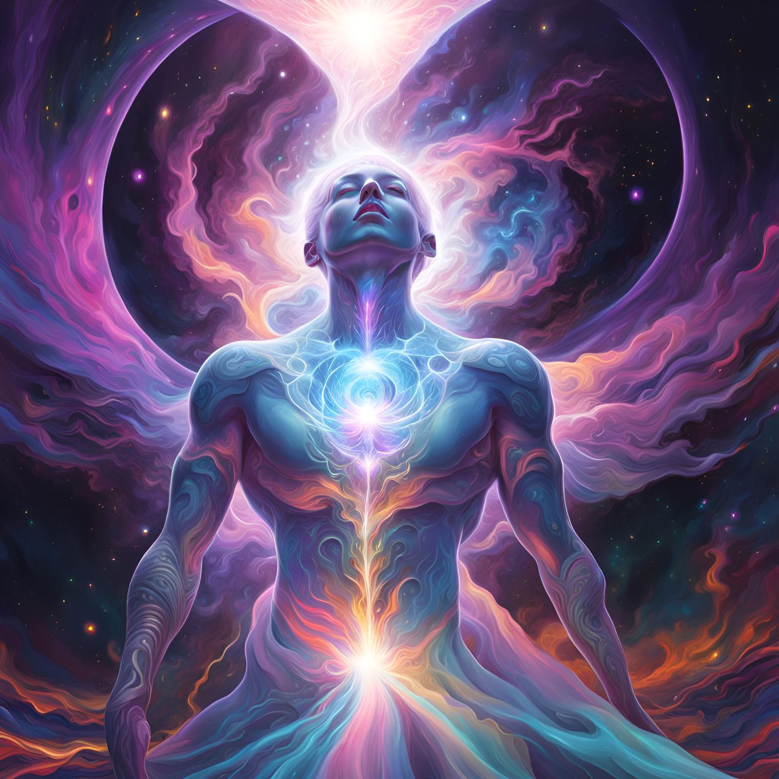 Soul leaving the body