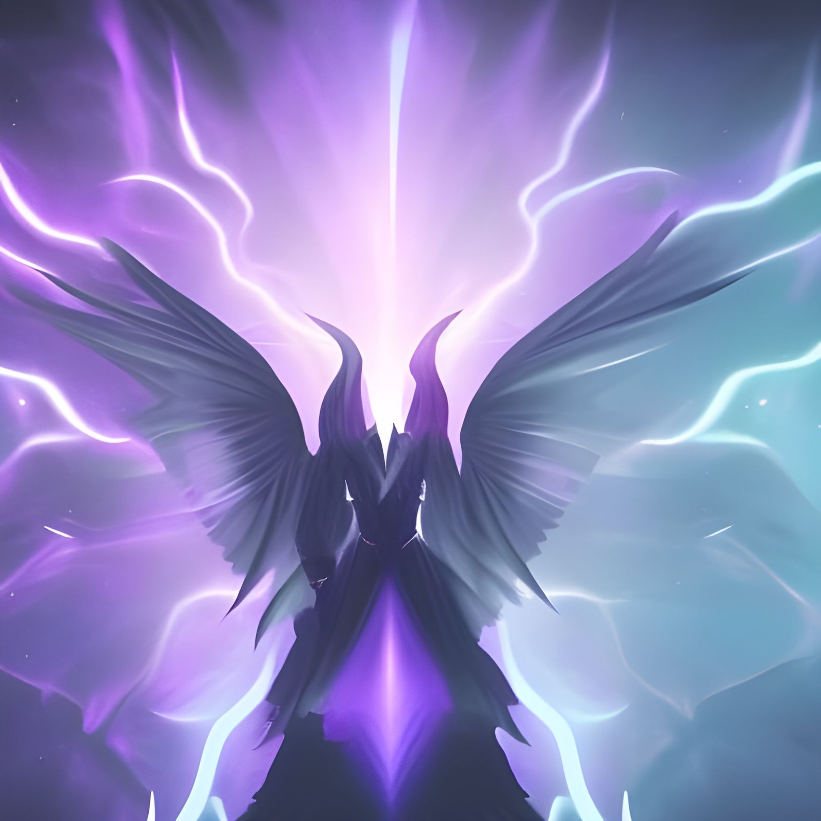 Dark Magic Aura Blade in Ominous Purple