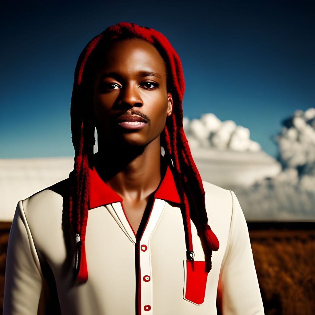 Epic Black Jesus Portrait in Dark Fantasy Style