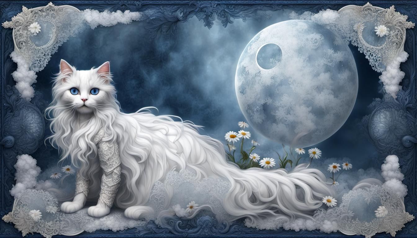 Raggedy Ann in Narnia: Ornate Lace and Glass Moon