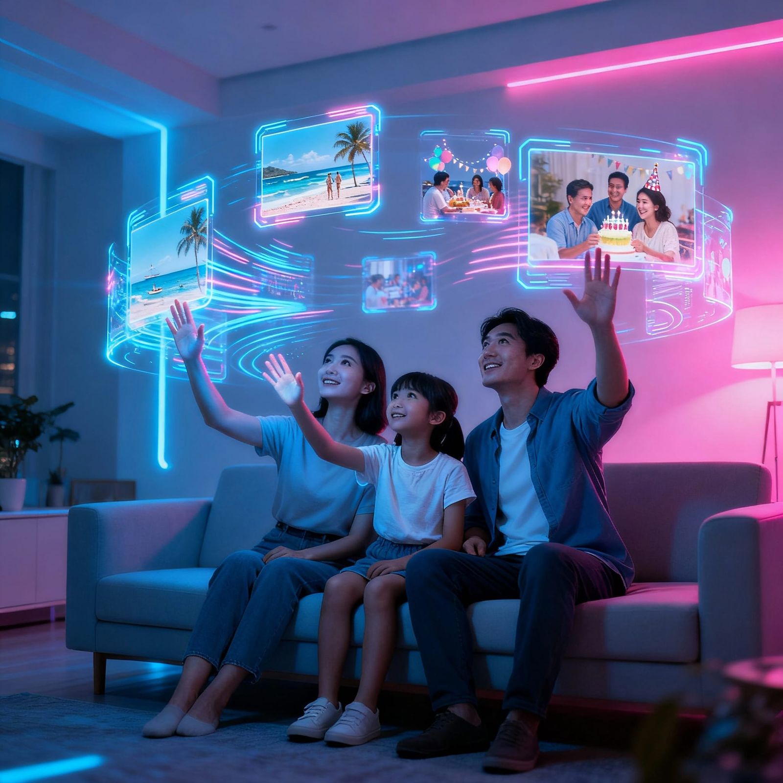 Holographic Memories in a Futuristic World