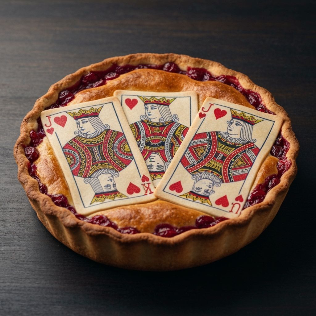 Playing Card Crust Cranberry Pie
