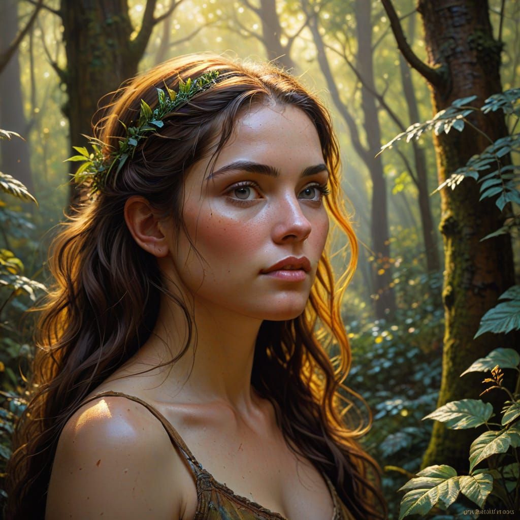 Mystical Beauty in Whimsical Realism