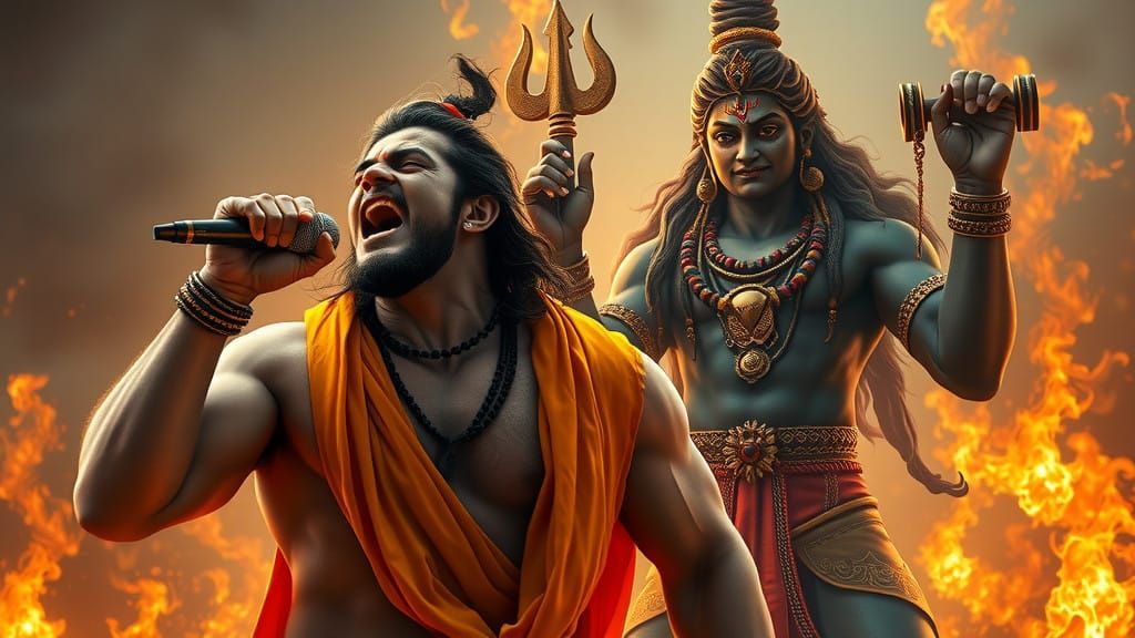 Godly Rap Anthem in Fiery Glory