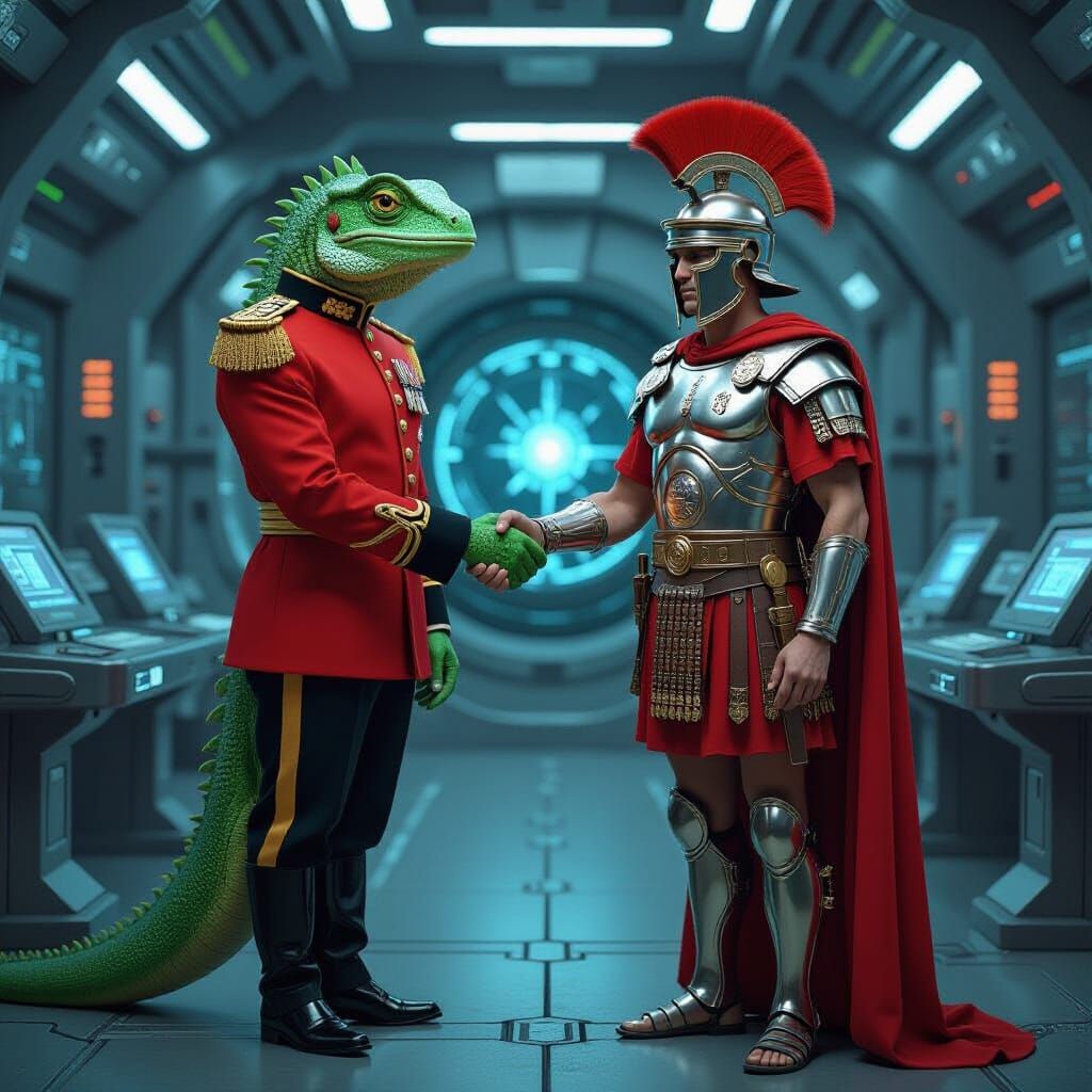 After the Peace Treaty the Roman Legion is rewarded