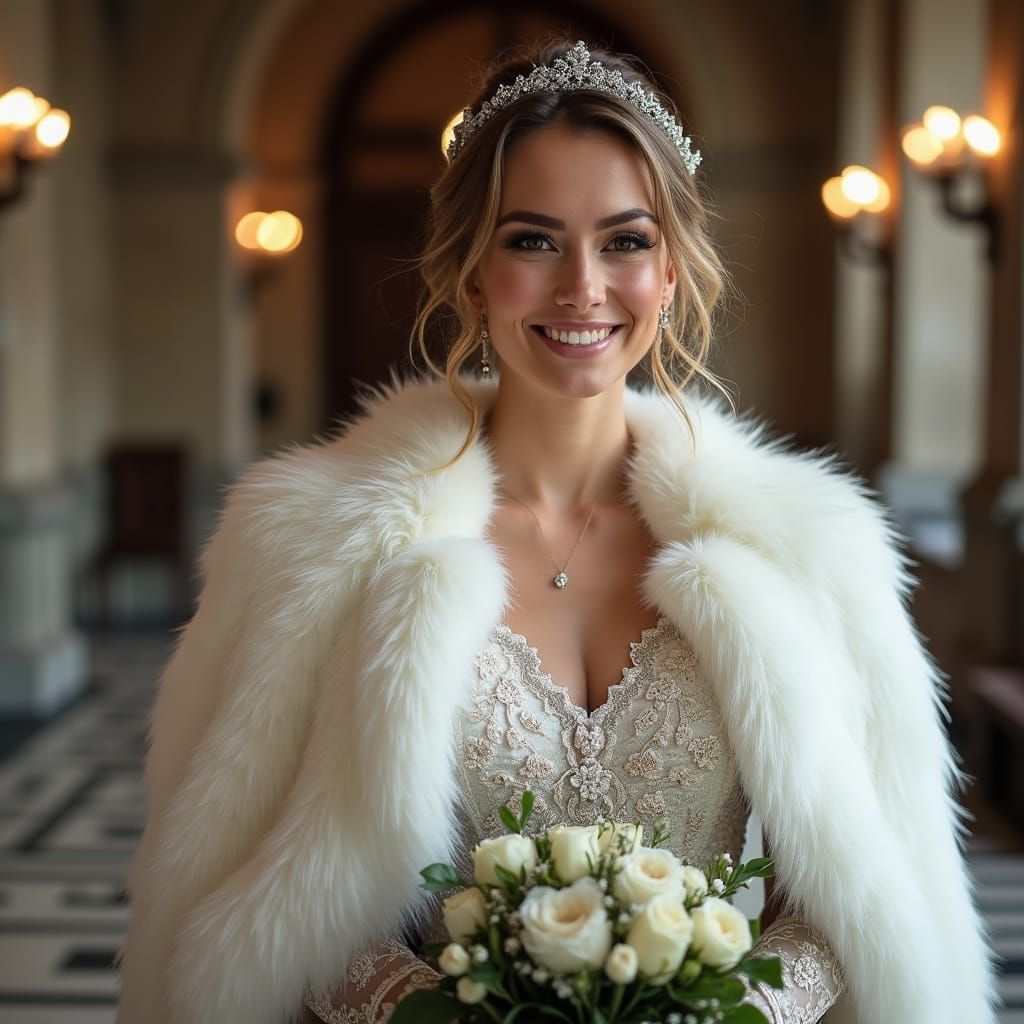 Radiant Bride Portrait in Church, Professional Photography S...