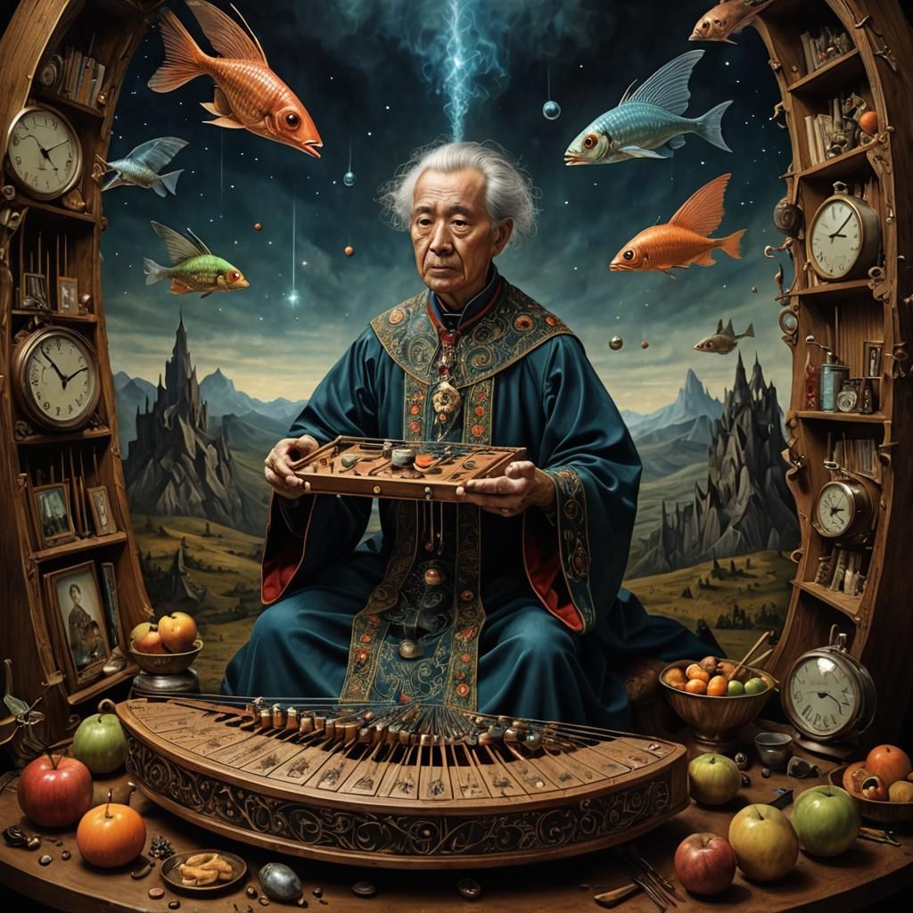 Magical Biological Form in Dreamy Surrealism