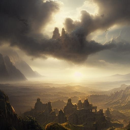 Epic Cinematic Digital Matte Painting