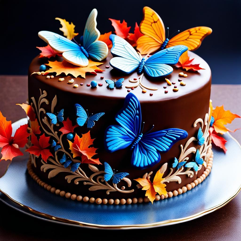Chocolate Butterfly Cake