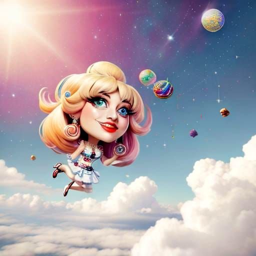 Lucy in the Sky with Diamonds AI Art