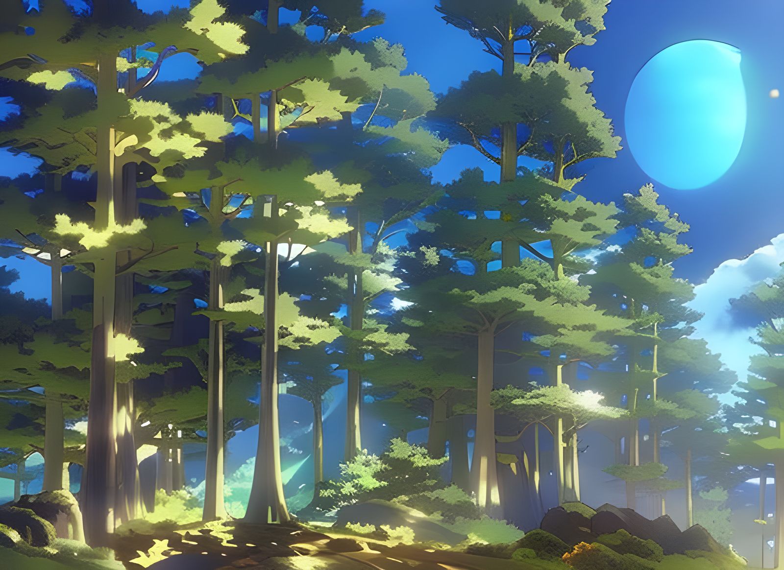 Heavenly Forest Inspired by Studio Ghibli