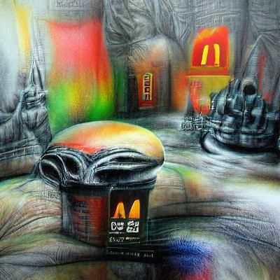 McDonald's: 3D Render in Minimalist Style