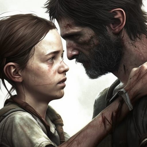 Joel and Ellie: The Last of Us, Hyperdetailed Art