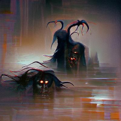 Sinister Old Ones in Dark Fantasy Style