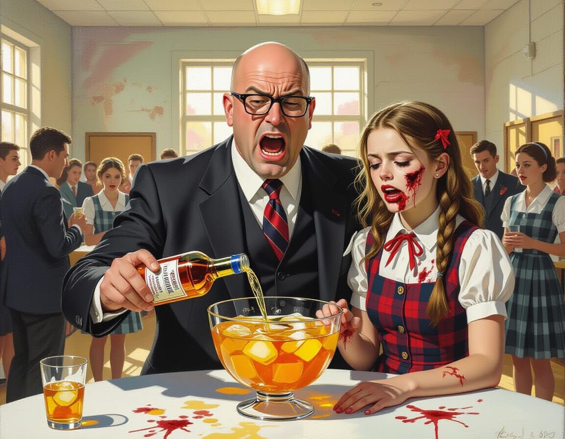 Principal Shouts at Zombie Girl at Prom Night