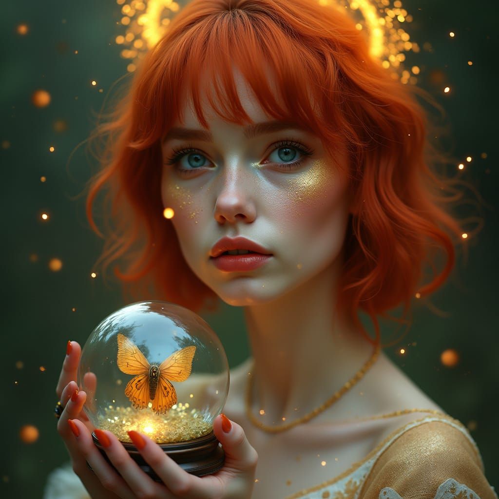 Ethereal Goddess in Whimsical Dreamscapes