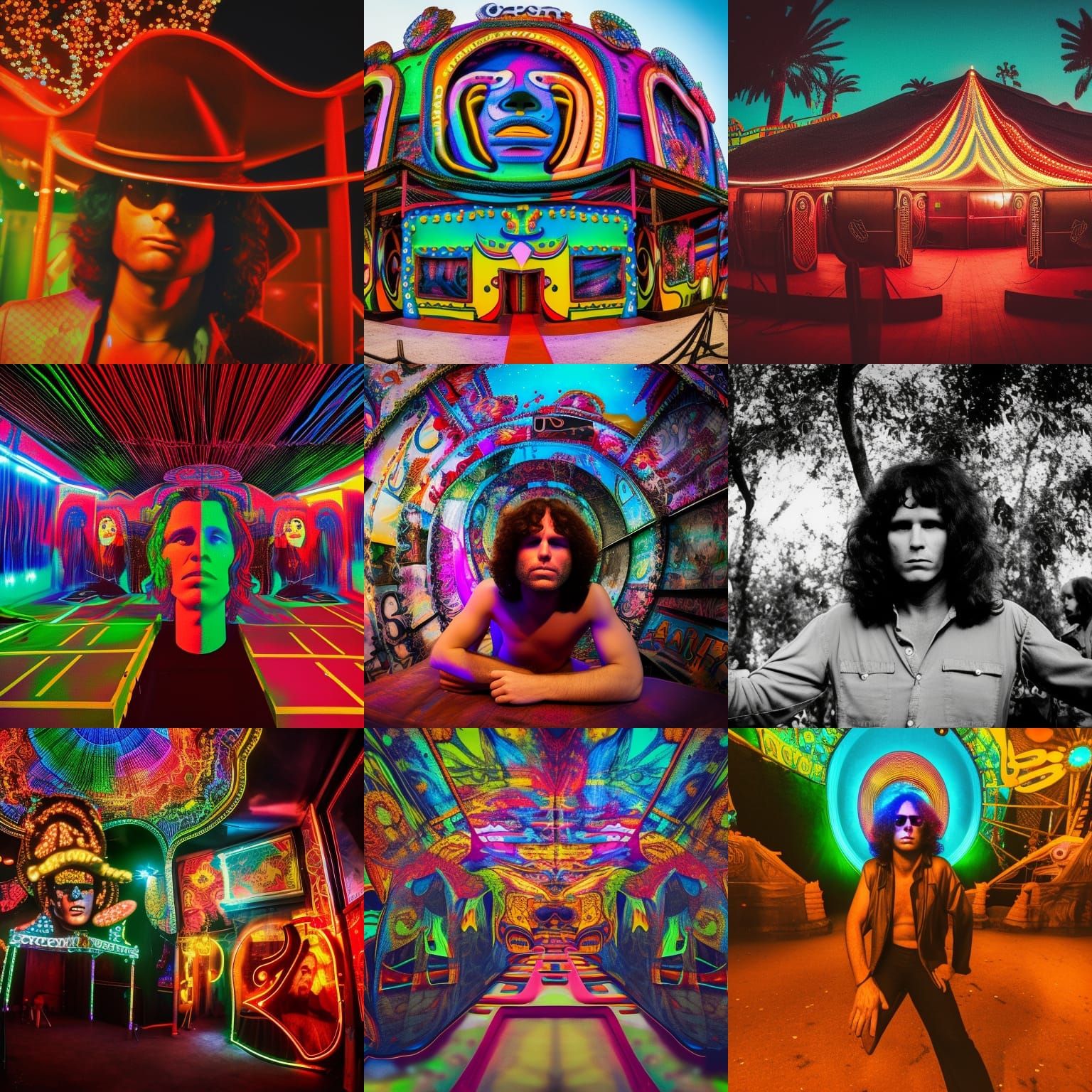 Psychedelic Jim Morrison Amusement Park: Professional Photog...