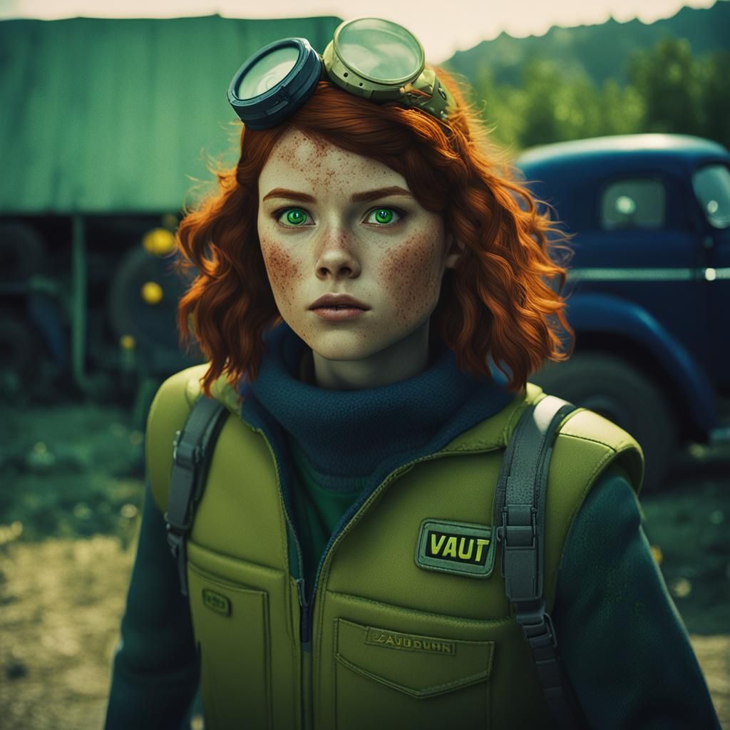 Cinematic Portrait of a Vault-Tec Runaway