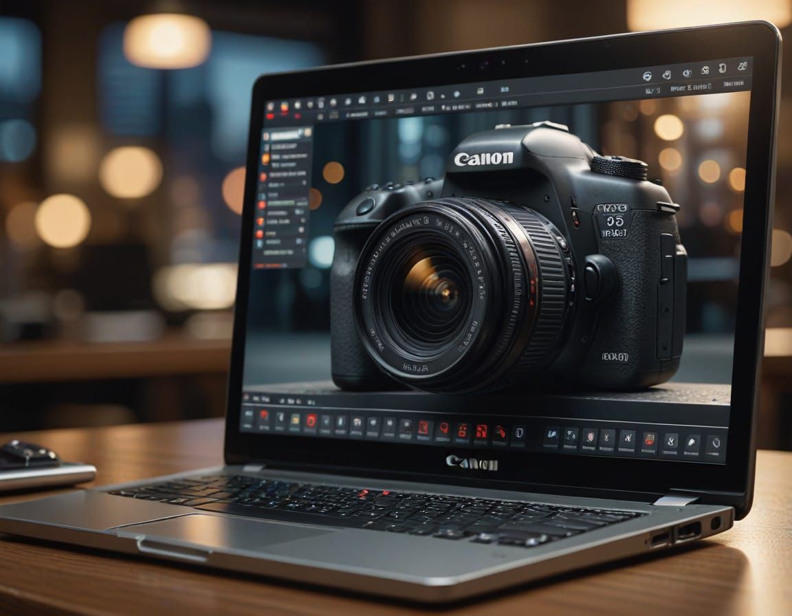 Realistic Laptop Screen with Password Field and Key