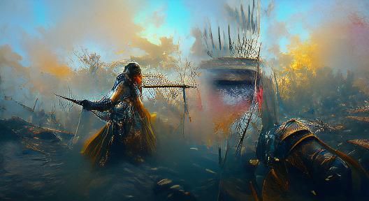 Warrior Queen Ready for Battle