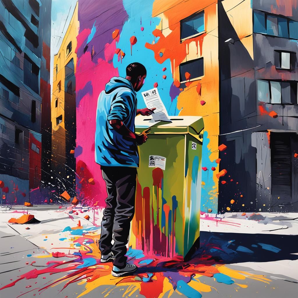 Street Art: Voting in a Vibrant City