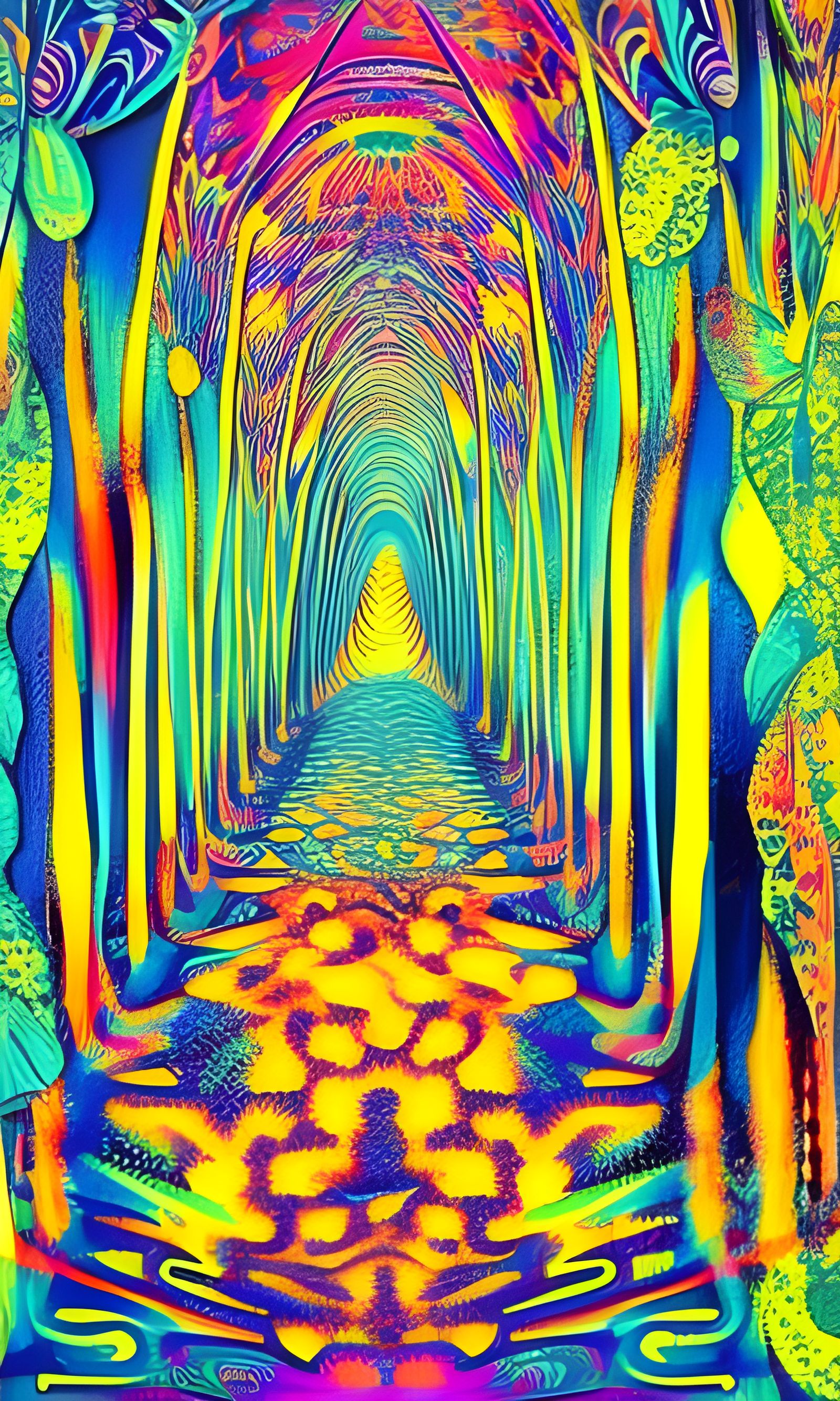 Vibrant Psychedelic Art Image