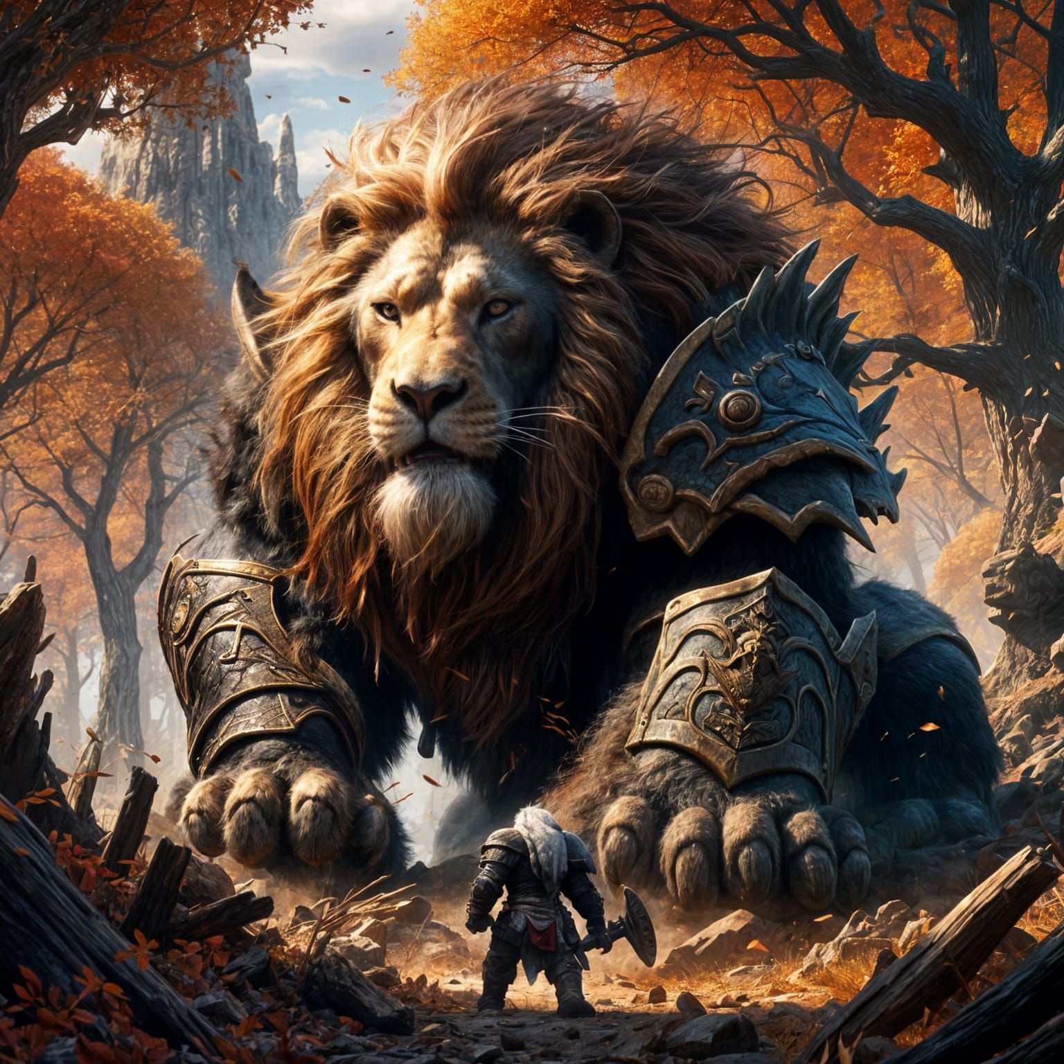 Epic Fantasy: Warrior's Trial in the Wild